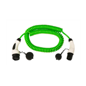 Kabel do stacji ładowania pojazdów elektrycznych, spiralny, 5m, 1 faza, 32A