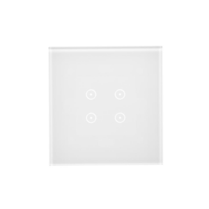 Panel dotykowy 1 moduł, Moduł 1: 4 pola dotykowe, montaż: poziomy, biała perła