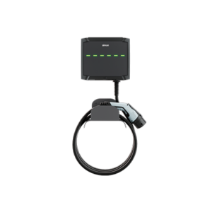 Stacja ładowania pojazdów elektrycznych, Simon SM34, ścienna/Totem, 1 faza, 32A, 7,4kW, kabel T2 prosty, opcjonalne RFID, samoresetujący wyłącznik różnicowoprądowy 30mA klasa A wyłącznik nadprądowy 40A klasa C