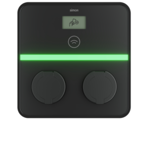 Produkt na zamówienie, stacja ładowania pojazdów elektrycznych, Simon Xenon, ścienna/Totem, 1 faza, 32A, 7400W, 2x gniazdo T2, RFID, MID, modem 4G/ LTE (opcjonalny), Ethernet + RS-485