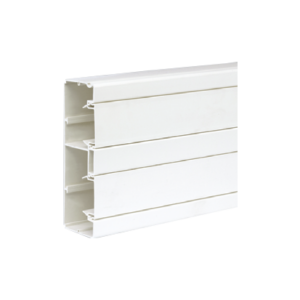 Kanał instalacyjny, CABLOPLUS, PVC, 160×55mm, IK07, Komory: 2, czysta biel